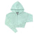 KatieJ NYC Dylan Zip Crop Hoodie- Sea Green - Everything But The PrincessKatieJ NYC