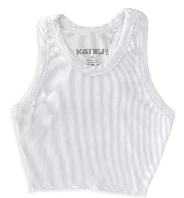 KatieJ NYC Livi Tank - White * Juniors * - Everything But The PrincessKatieJ NYC