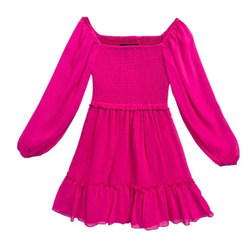 KatieJ NYC Molly Dress - Shocking Pink - Everything But The PrincessKatieJ NYC