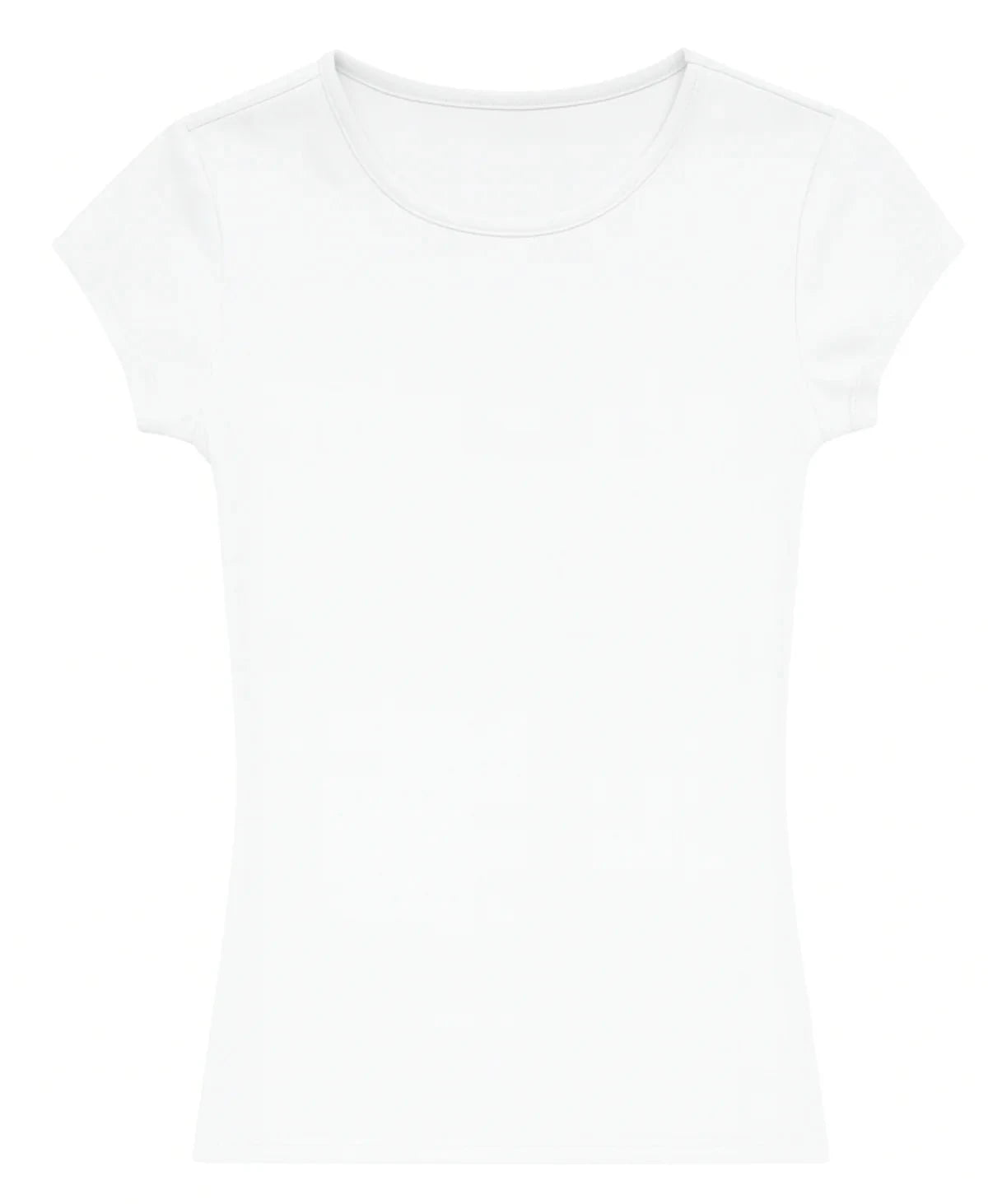 KatieJ NYC Tween Acey Long Line Tee in white