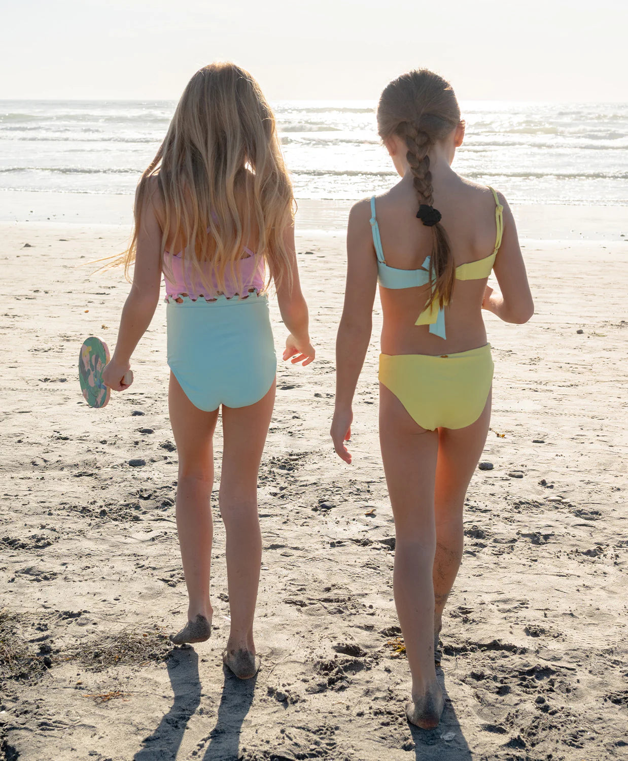 PQ Kids Cammy Loop 2pc Swimsuit - Jelly Bean