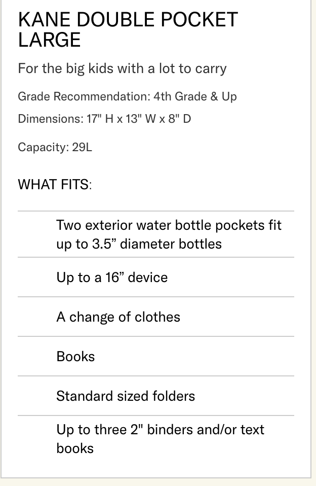 STATE Bags | Kane Kids Double Pocket Backpack Metallic Gold STATE Bags | Kane Kids Double Pocket Backpack Metallic Gold