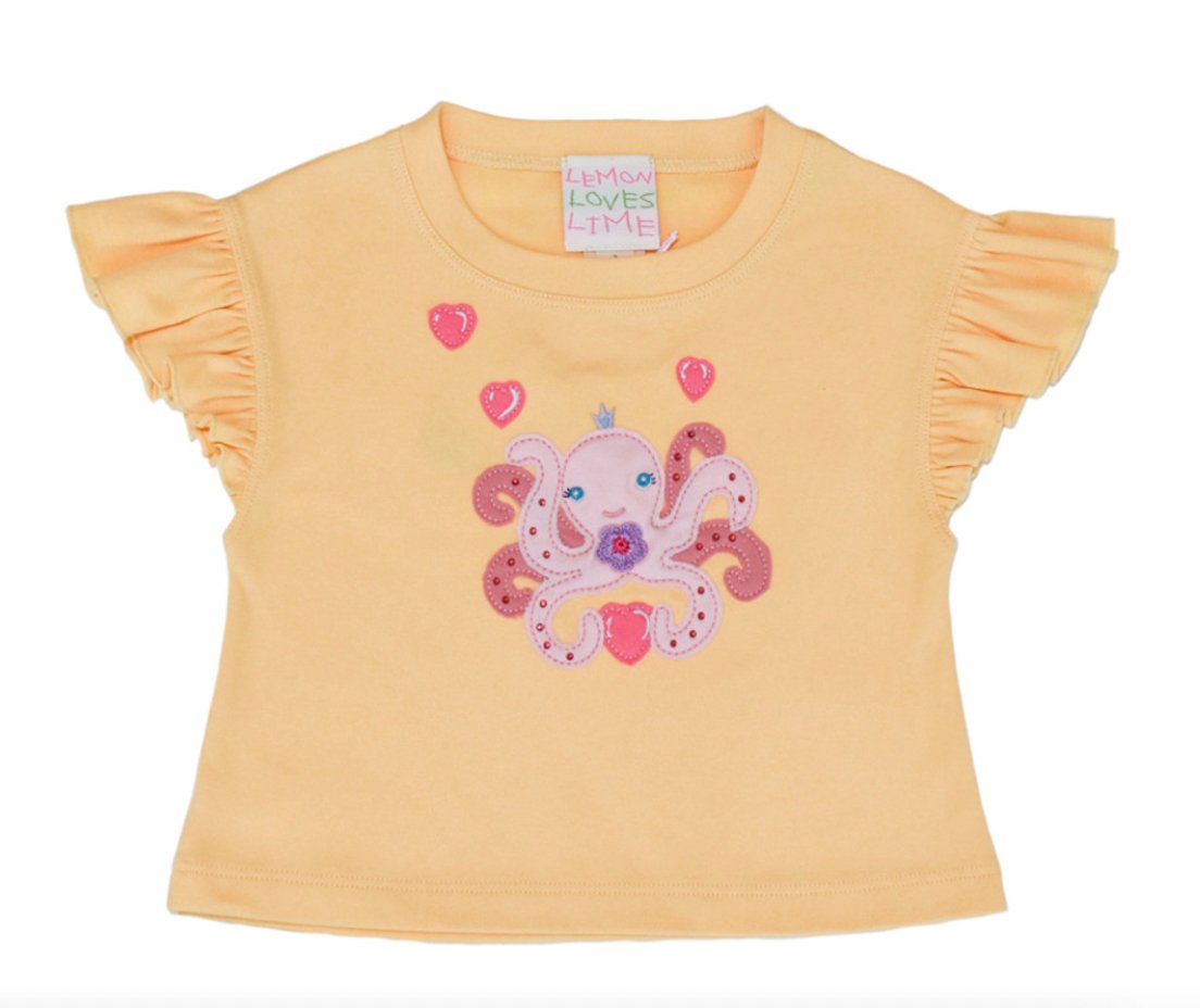 Lemon Loves Lime Heart Octopus Top - Everything But The PrincessLemon Loves Lime