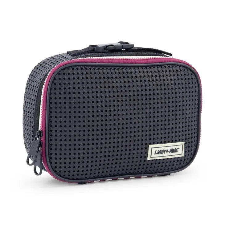 Light + Nine Black/Brick Check Insulated Lunch Tote - Everything But The PrincessLight+ Nine