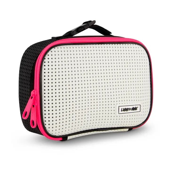 Light + Nine Black/Neon Pink Insulated Lunch Tote - Everything But The PrincessLight+ Nine