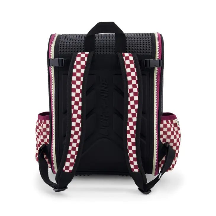 Light + Nine Grade School Backpack Checkered Brick Customize With Gibets! - Everything But The PrincessLight+ Nine