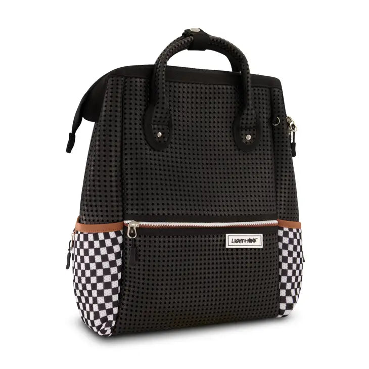 Light + Nine Tweeny Backpack Checkered Black- Customize With Gibets! - Everything But The PrincessLight+ Nine