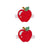 Lilies & Roses NY - Apple Glitter Red Back To School Hair Clips - Everything But The PrincessLilies & Roses NY