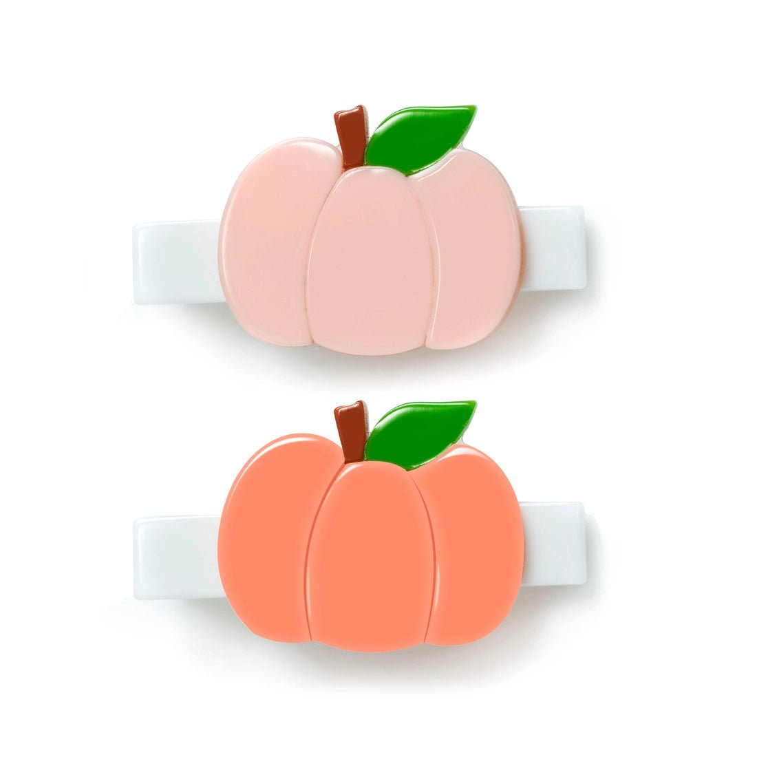 Lilies &amp; Roses NY Pumpkin Alligator Clips - Set of 2 - Everything But The PrincessLilies &amp; Roses NY