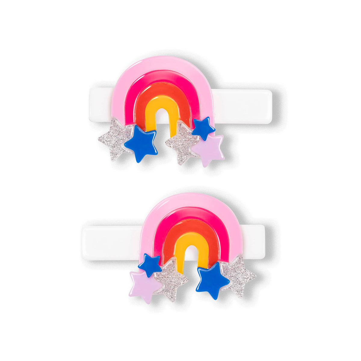 Lilies &amp; Roses Rainbow Bright Alligator Clips - Set Of 2 - Everything But The PrincessLilies &amp; Roses NY