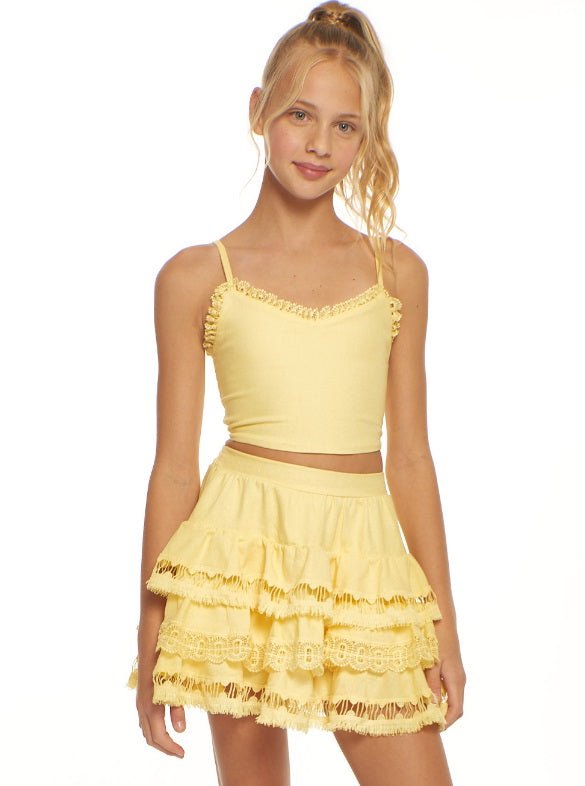 Little Peixoto 2pc Adina Skirt Set- Buttercup - Everything But The PrincessLittle Peixoto