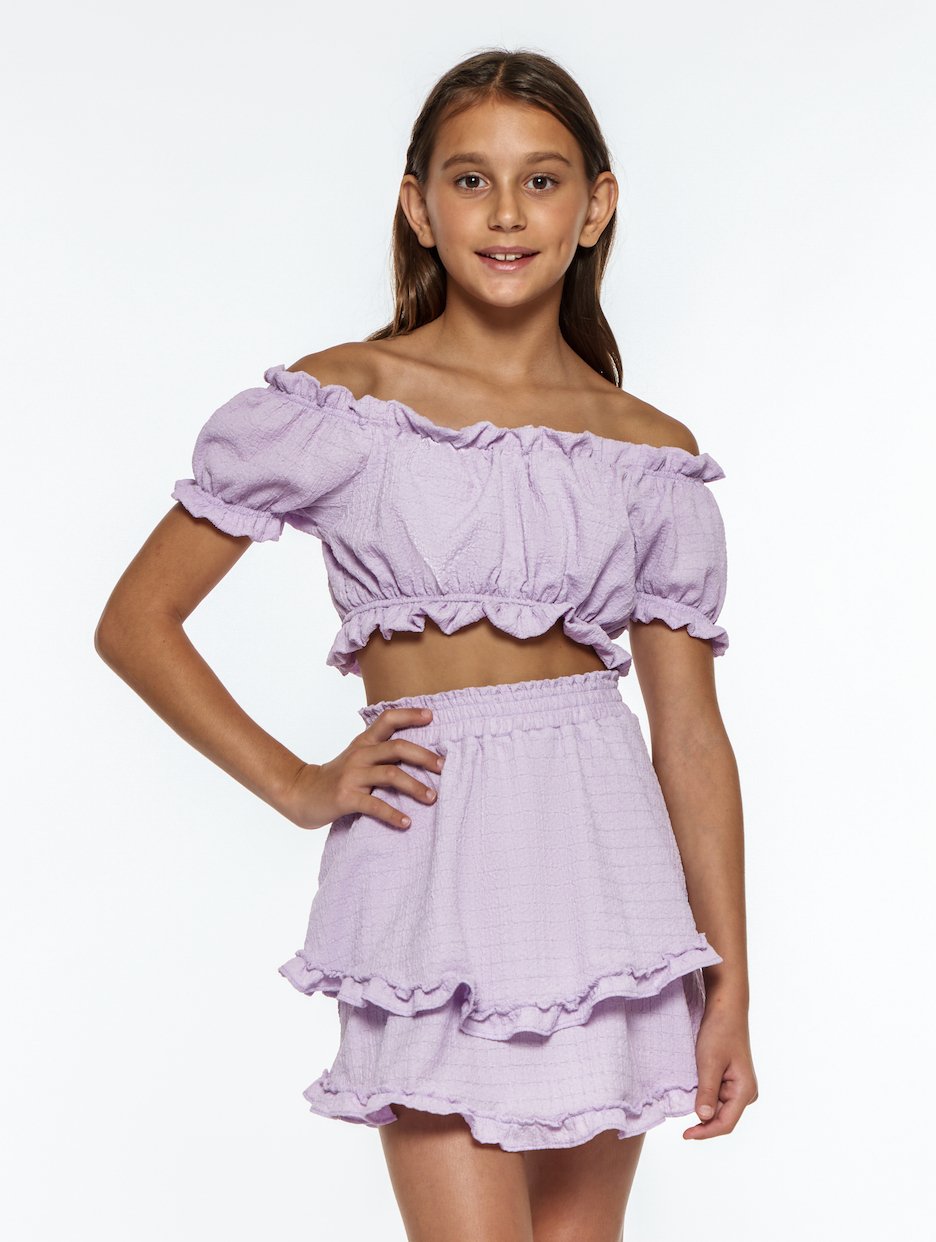 Little Peixoto 2pc Aurora Skirt Set- Lavender Lily - Everything But The PrincessLittle Peixoto