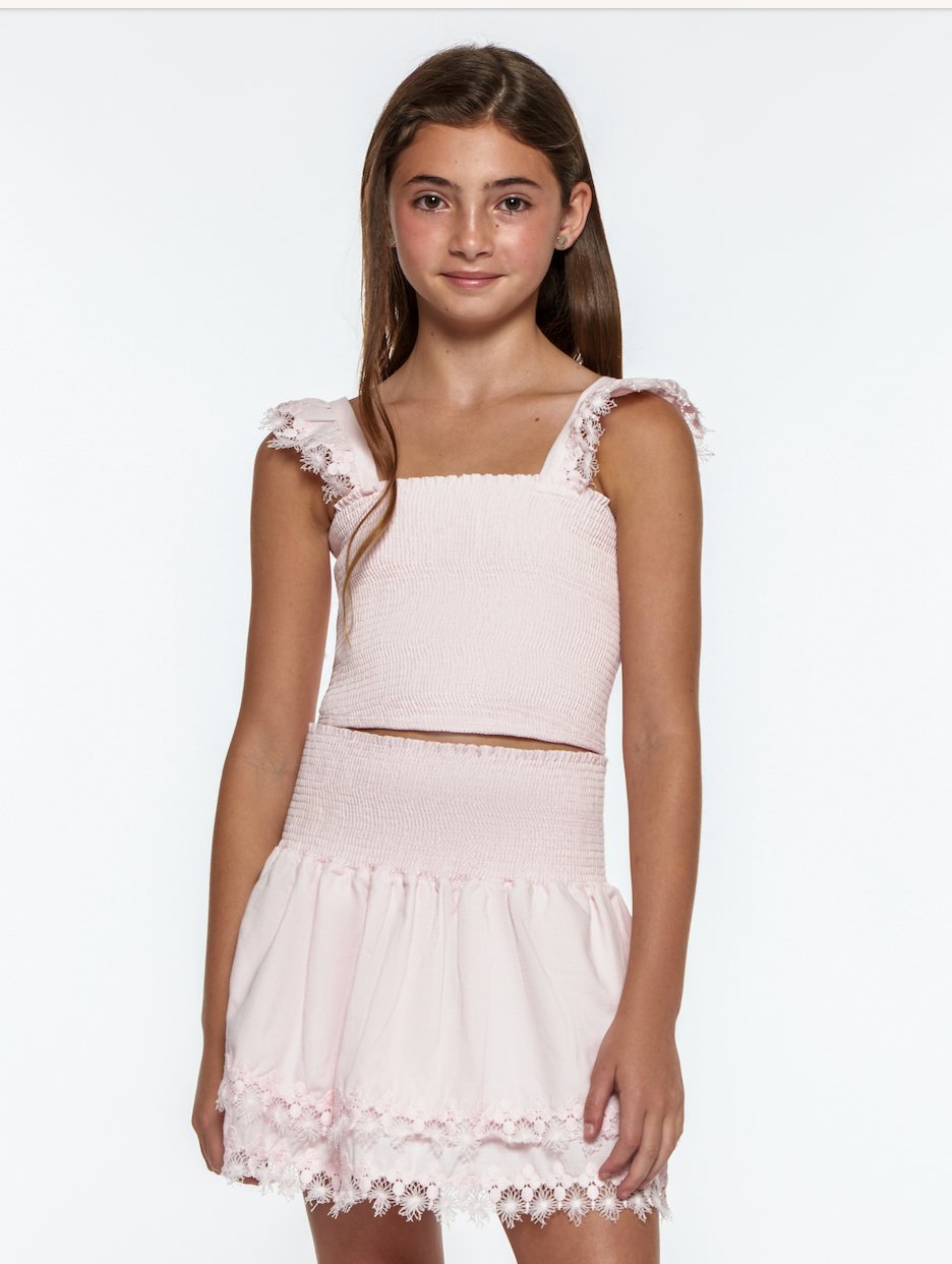 Little Peixoto 2pc Mariel Skirt Set- Pink Pastel - Everything But The PrincessLittle Peixoto