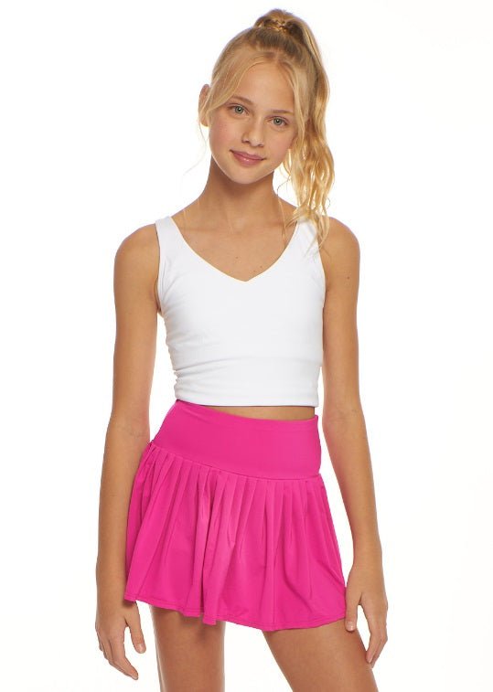 Little Peixoto Lily Hot Pink Pleated Tennis Skirt- Built In Shorts - Everything But The PrincessLittle Peixoto