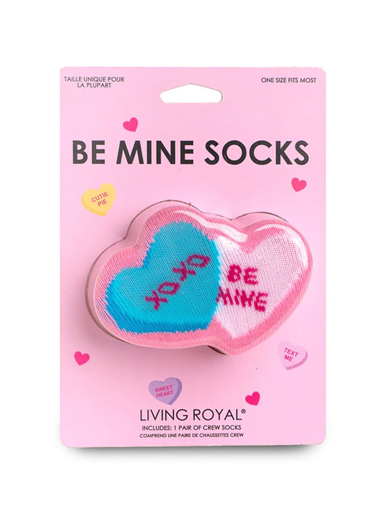 Living Royal 3D Crew Socks - Be Mine - Everything But The Princessliving royal