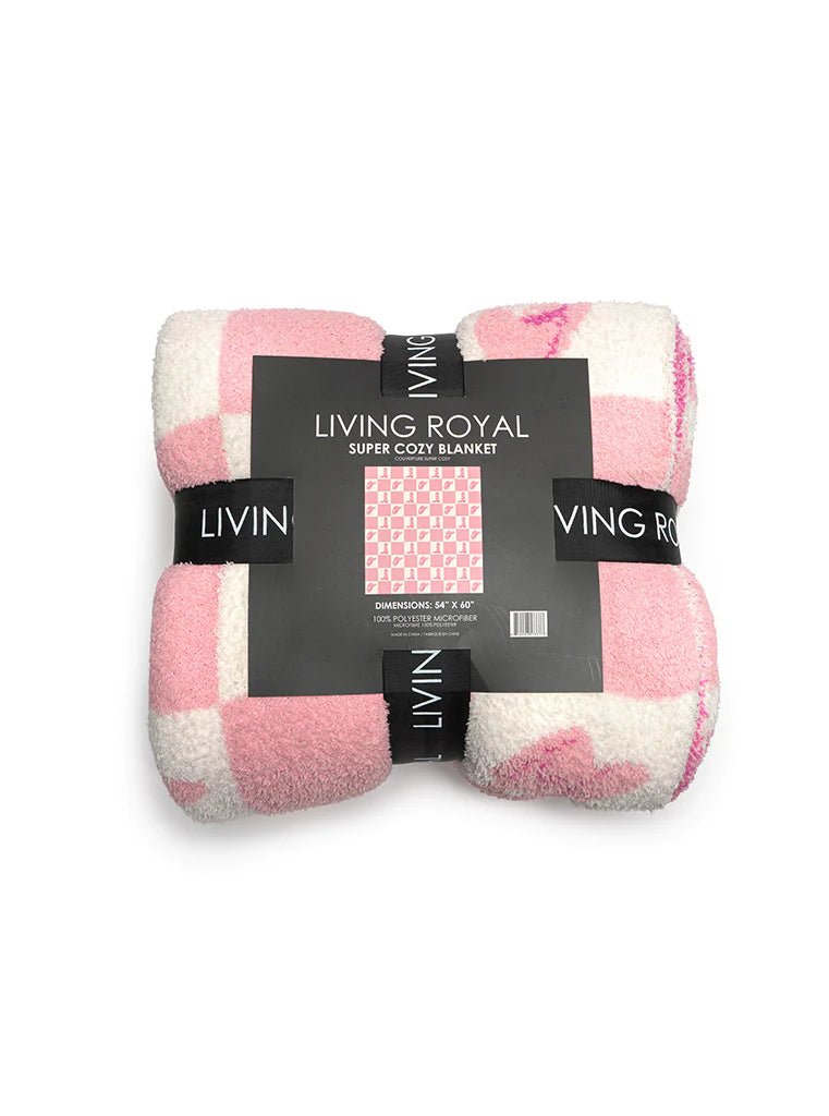 Living Royal 60&quot; Luxe Blanket - Pink Rodeo - Everything But The Princessliving royal