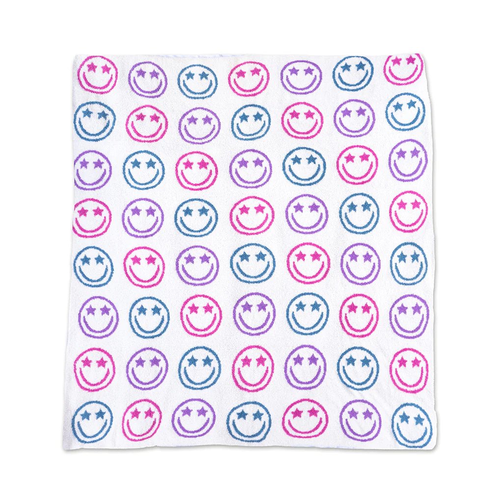 Living Royal 60&quot; Luxe Blanket - Star Smiley - Everything But The Princessliving royal