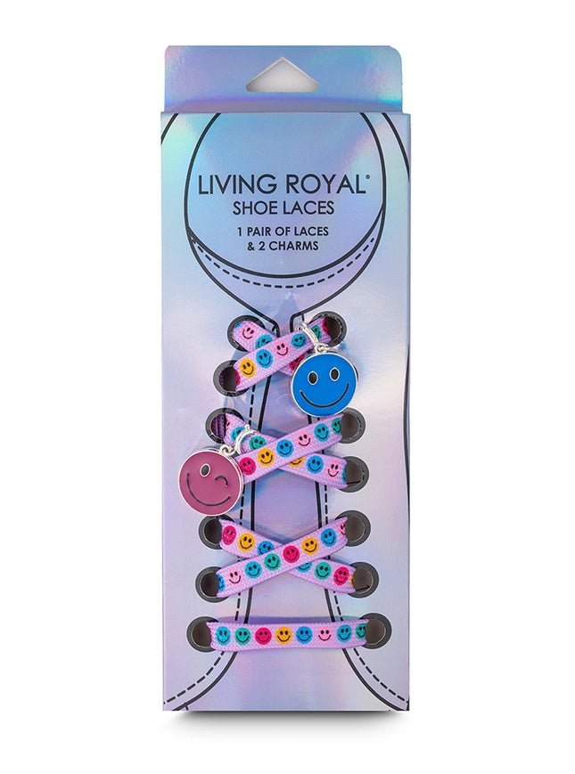 Living Royal Shoelaces + Charm Set - Color Happy - Everything But The Princessliving royal