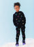 Lola And The Boys 2pc Crystal Butterflies Jogger Set - Black - Everything But The PrincessLola And The Boys