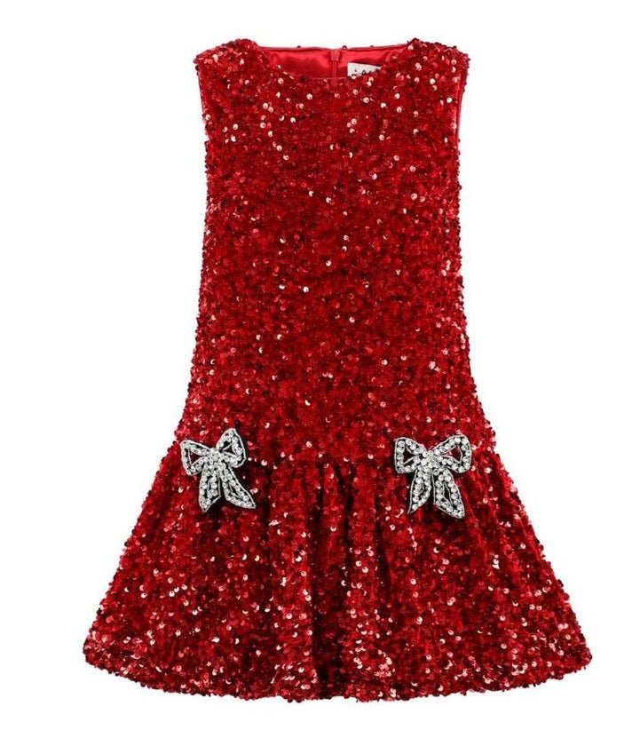 Lola And The Boys Ruby Bows Party Dress - Everything But The PrincessLola And The Boys