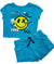 Love Junkie Happy Days Tee - Turquoise - Everything But The PrincessLove Junkie