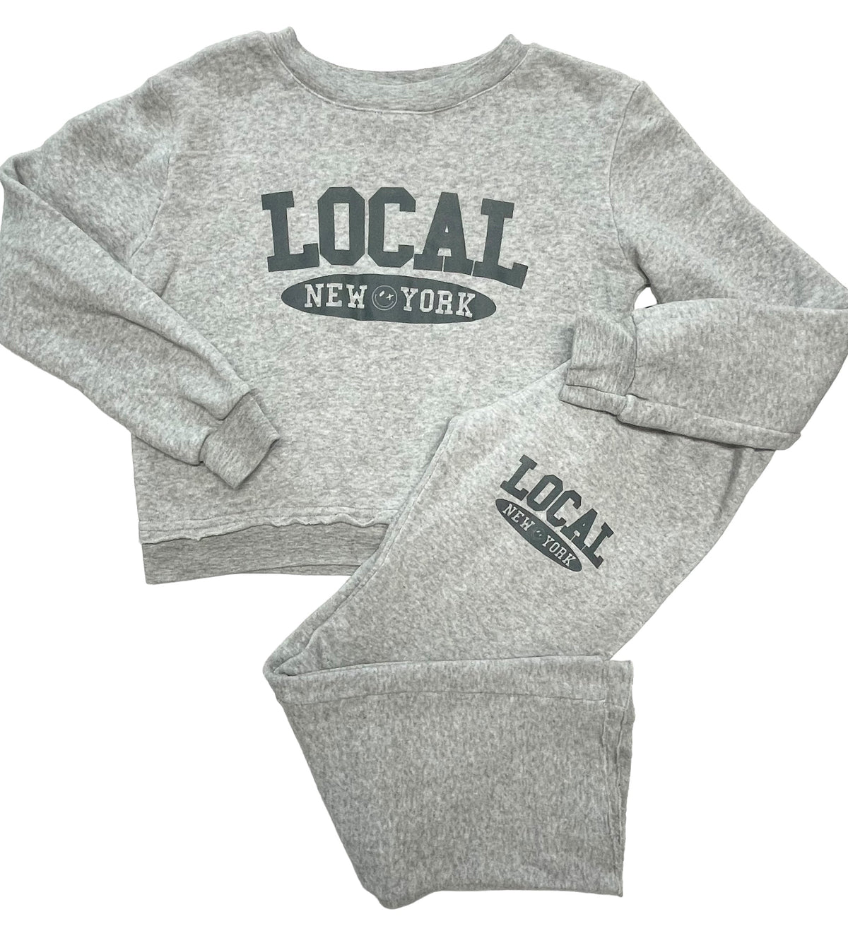 Love Junkie Local Crewneck Sweatshirt - Heather Grey - Everything But The PrincessLove Junkie