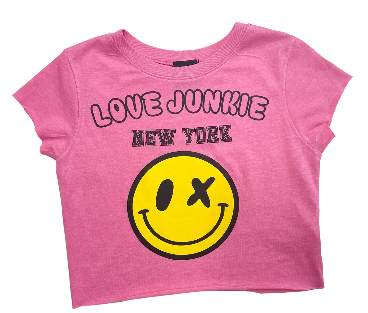 Love Junkie NY Tee - Pink - Everything But The PrincessLove Junkie