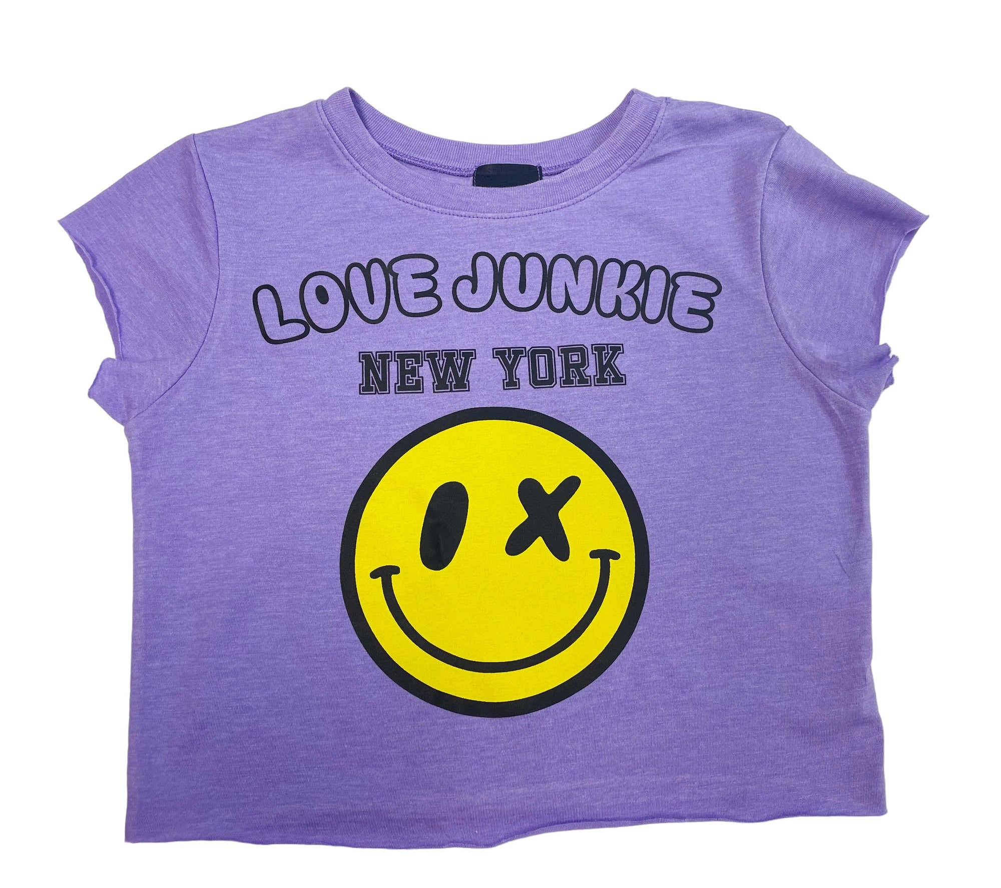 Love Junkie NY Tee - Purple - Everything But The PrincessLove Junkie