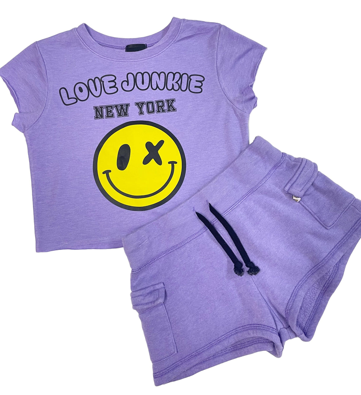 Love Junkie NY Tee - Purple - Everything But The PrincessLove Junkie