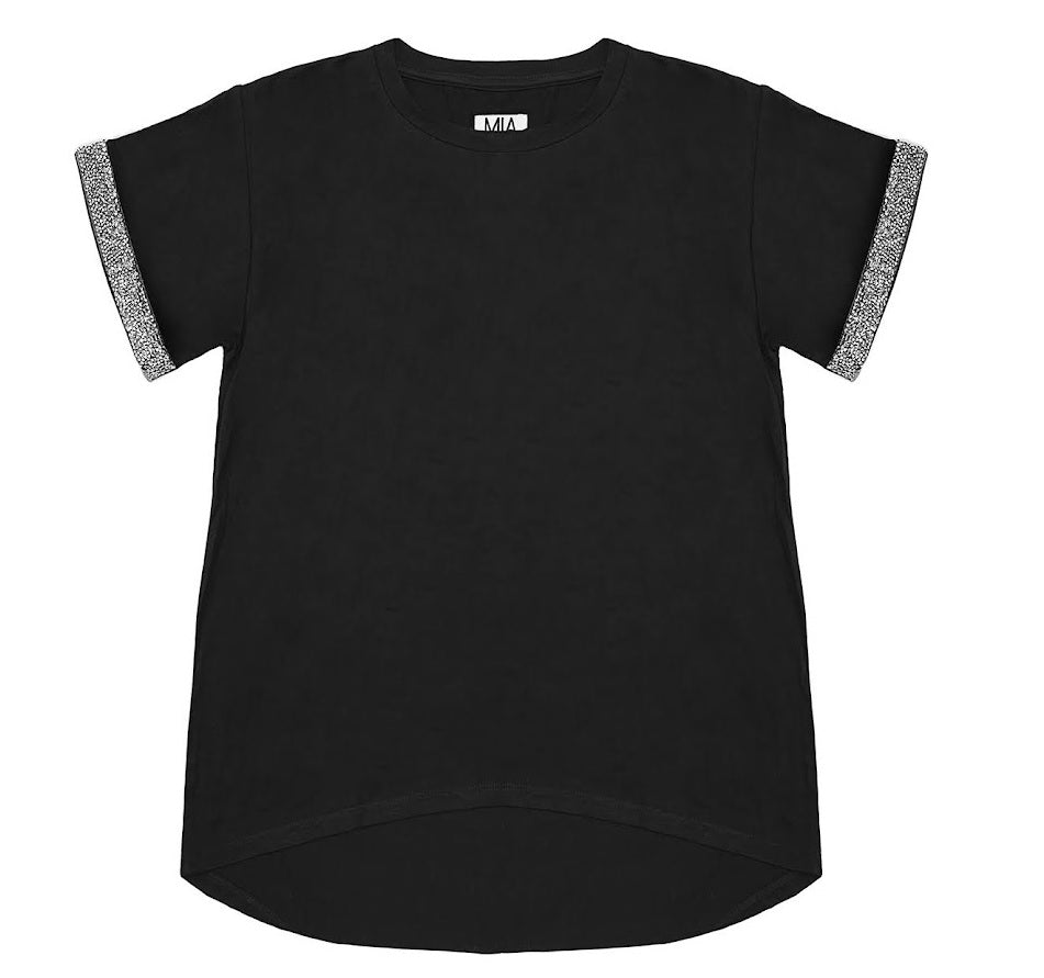 Mia New York Black Lux Tee - Everything But The PrincessMia New York