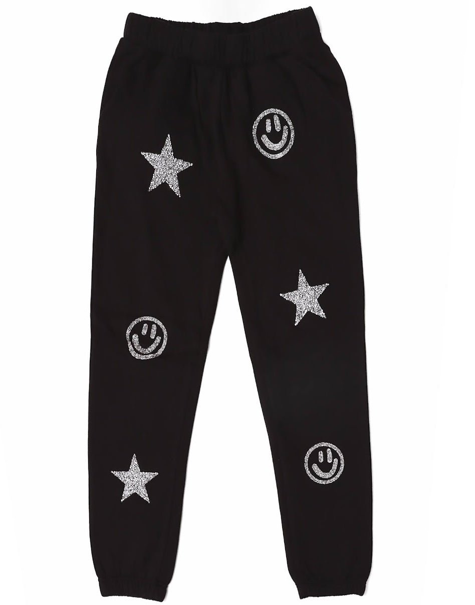 MIA New York Black/Silver Icon Sweatpant - Everything But The PrincessMia New York