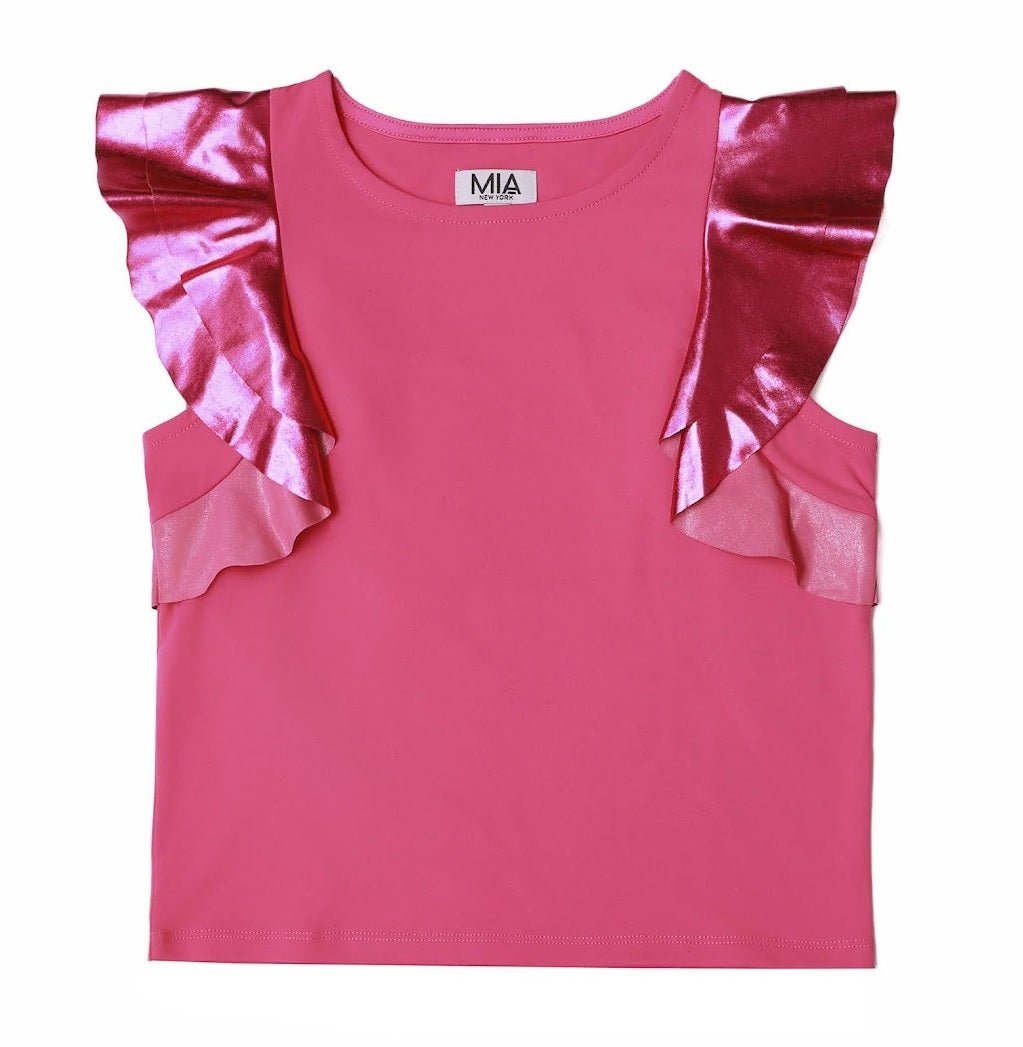 Mia New York Silver Metallic Tween Shirt main image 1