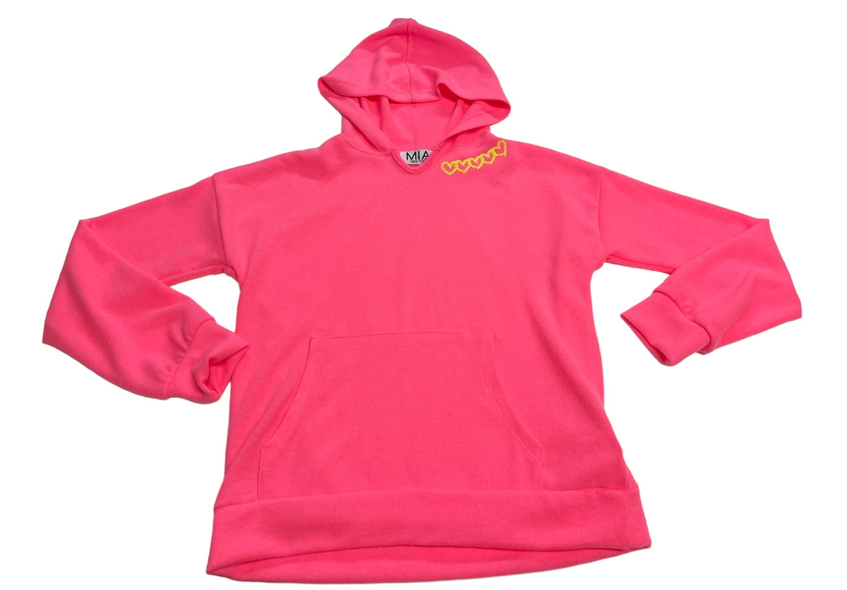 Mia New York Neon Pink Hacci Pullover - Everything But The PrincessMia New York