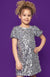 Mia New York Silver Sequin Party Dress