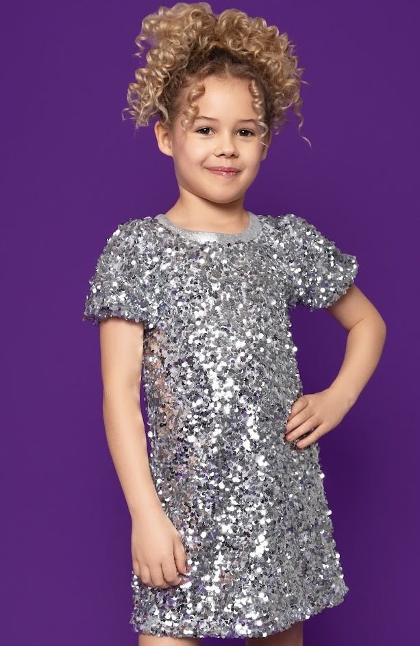 Mia New York Silver Sequin Party Dress - Everything But The PrincessMia New York