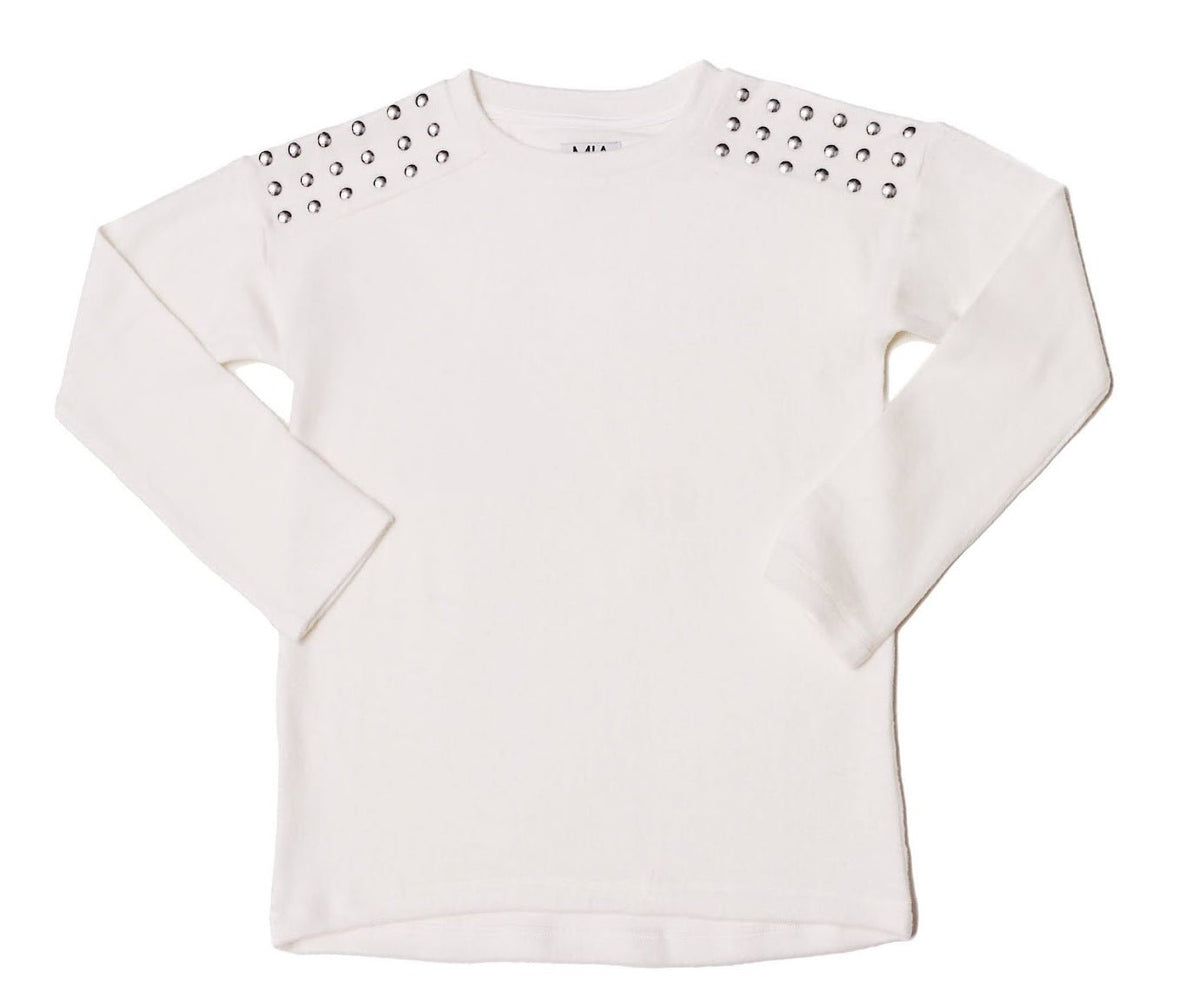 MIA New York Winter White Studded Sweater - Everything But The PrincessMia New York