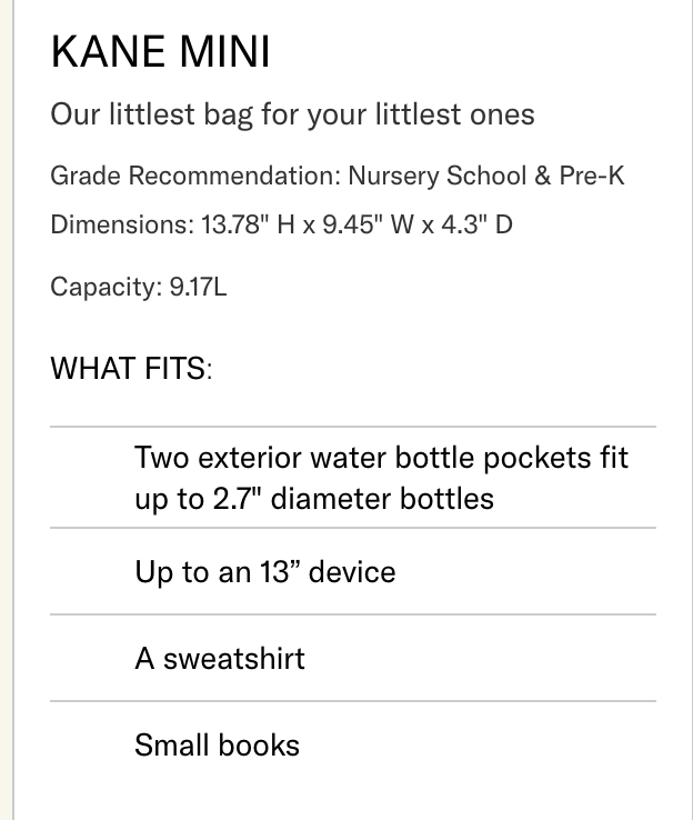 State Bags Kane Kids 14" Mini Backpack - Pink Metallic