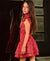 Miss Behave Girls Selena High Neck Smock Dress - Red Floral - Everything But The PrincessMiss Behave