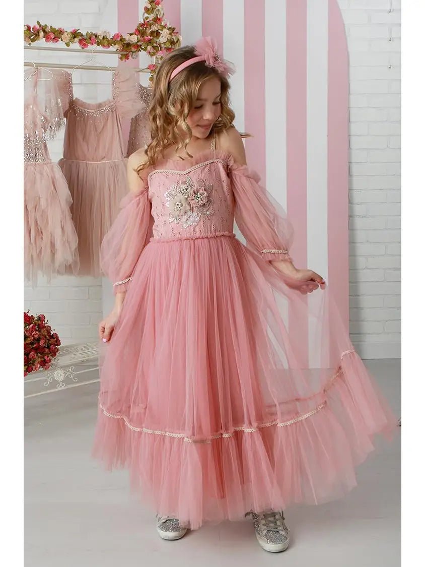 Ooh! La, La! Couture French Rose Fleur Claire Dress - Everything But The PrincessOoh! La, La! Couture