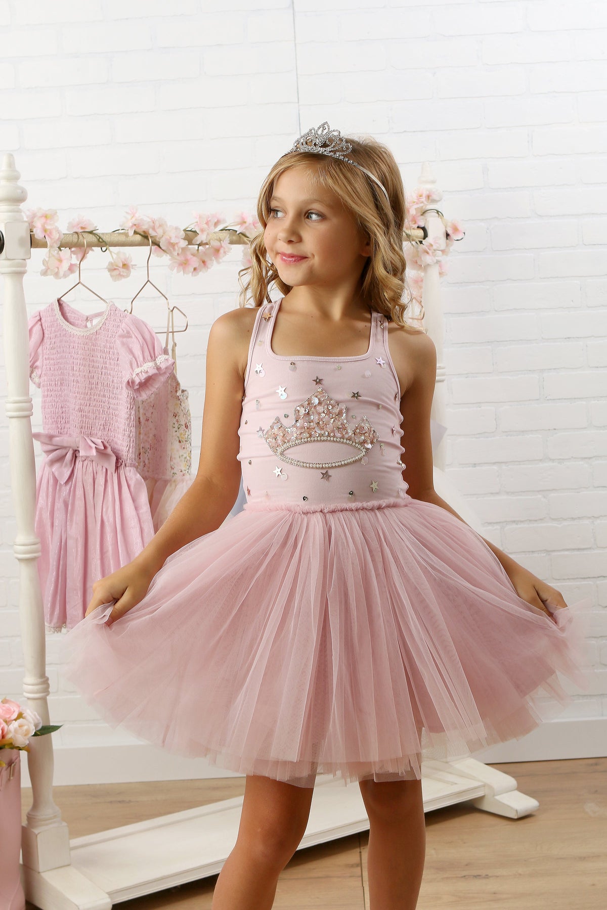 Ooh! La,La! Couture Tiara Dress- Pink - Everything But The Princessoohlala couture