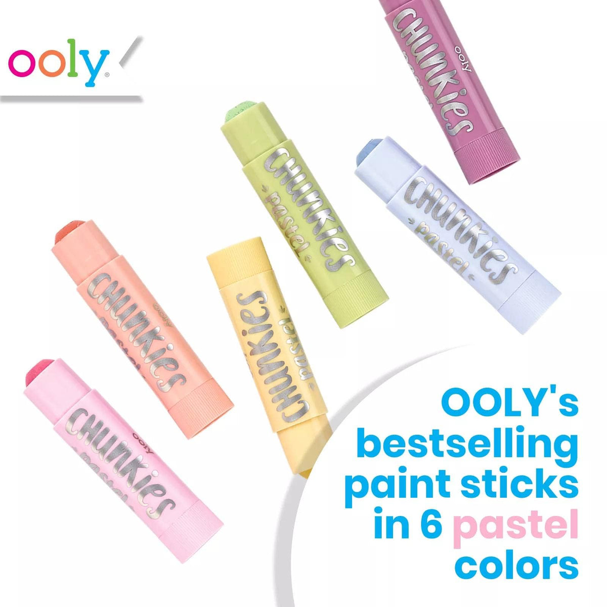 OOLY - Chunkies Paint Sticks: Pastel - Set of 6 - Everything But The PrincessOOLY