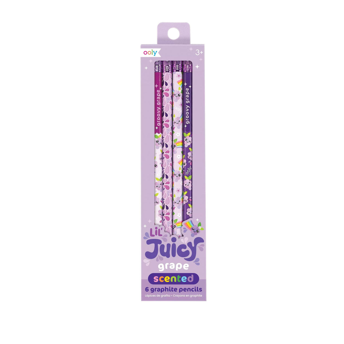 OOLY - Lil Juicy Scented Graphite Pencils - Grape - set of 6 - Everything But The PrincessOOLY