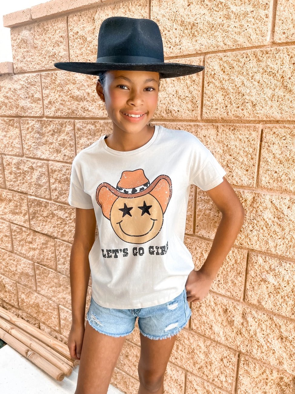 Paper Flower Let&#39;s Go Girls Western Tee - Everything But The PrincessPaper Flower