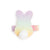Sweet Wink Pastel Rainbow Easter Bunny Clip