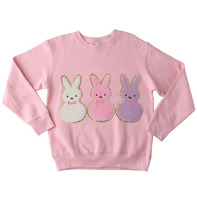 Easter Peeps Sweatshirt- Pink