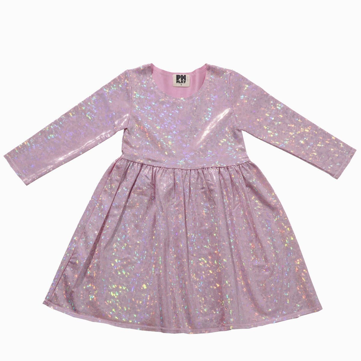 Petite Hailey Holographic Twirl Dress - Pink - Everything But The PrincessPetite Hailey