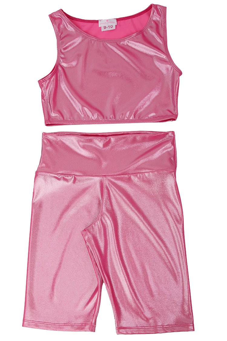 Piccoli Principi 2pc Sporty Set - Glossy Pink - Everything But The PrincessPiccoli Principi