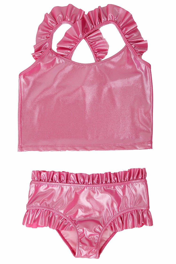 Piccoli Principi Arianna 2pc Swimsuit - Glossy Pink - Everything But The PrincessPiccoli Principi