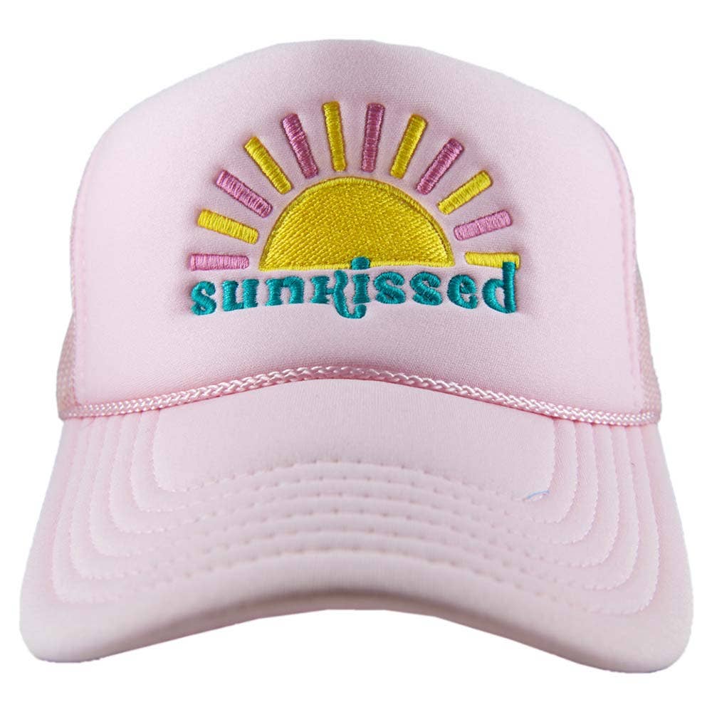 Pink Sunkissed Tween/Adult Trucker Hat - Everything But The PrincessKatydid