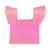 Tweenstyle  - Ombre Smocked Crop Top - Pink
